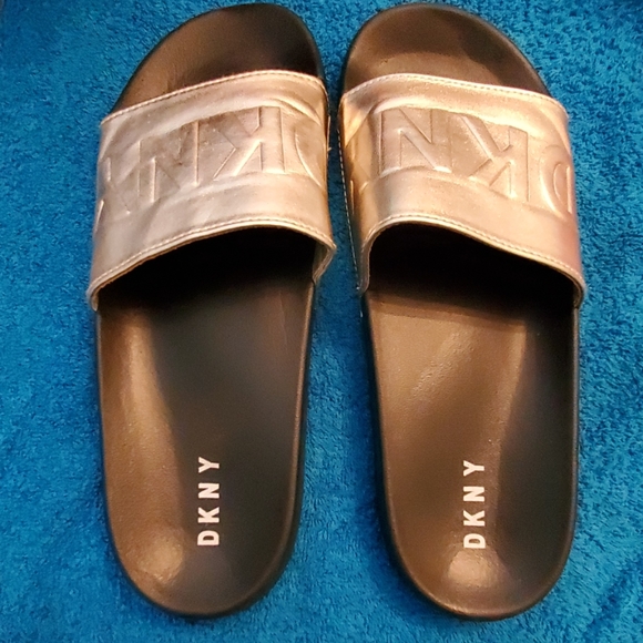 Dkny Shoes | Practically New Dkny Slides | Poshmark
